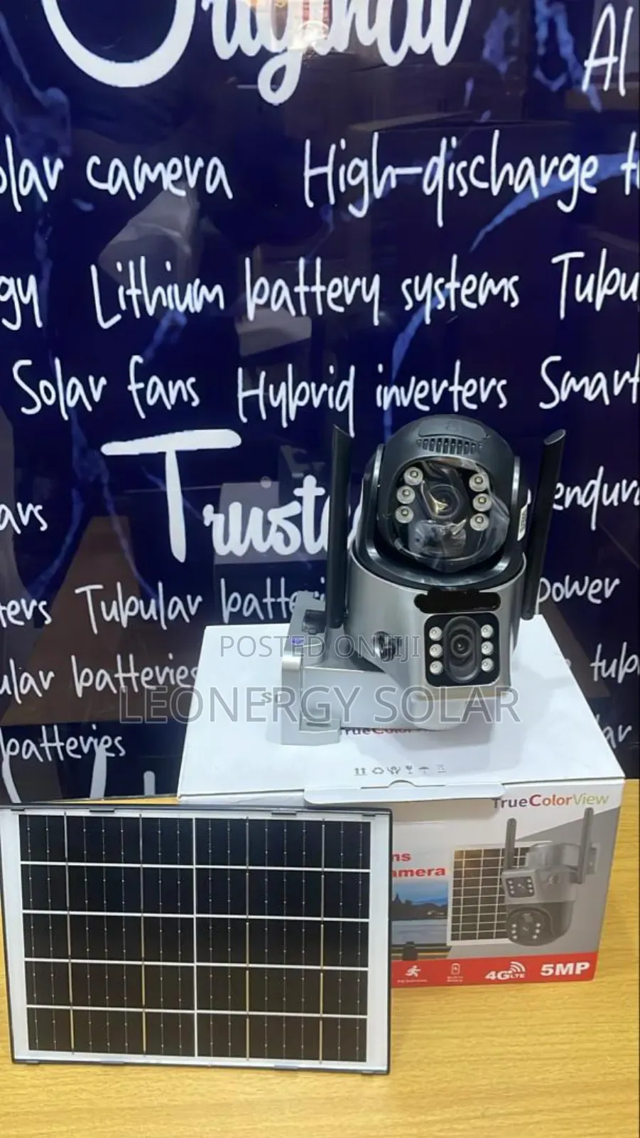 Dual Lens Solar Camera V380 (Sim Enable)