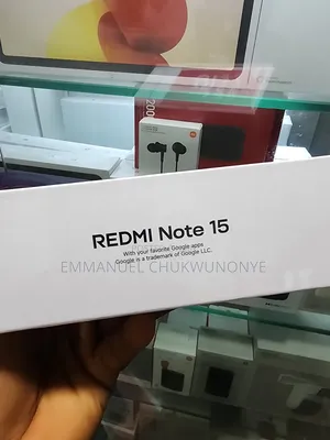 New Xiaomi Redmi Note 15 256 GB Black