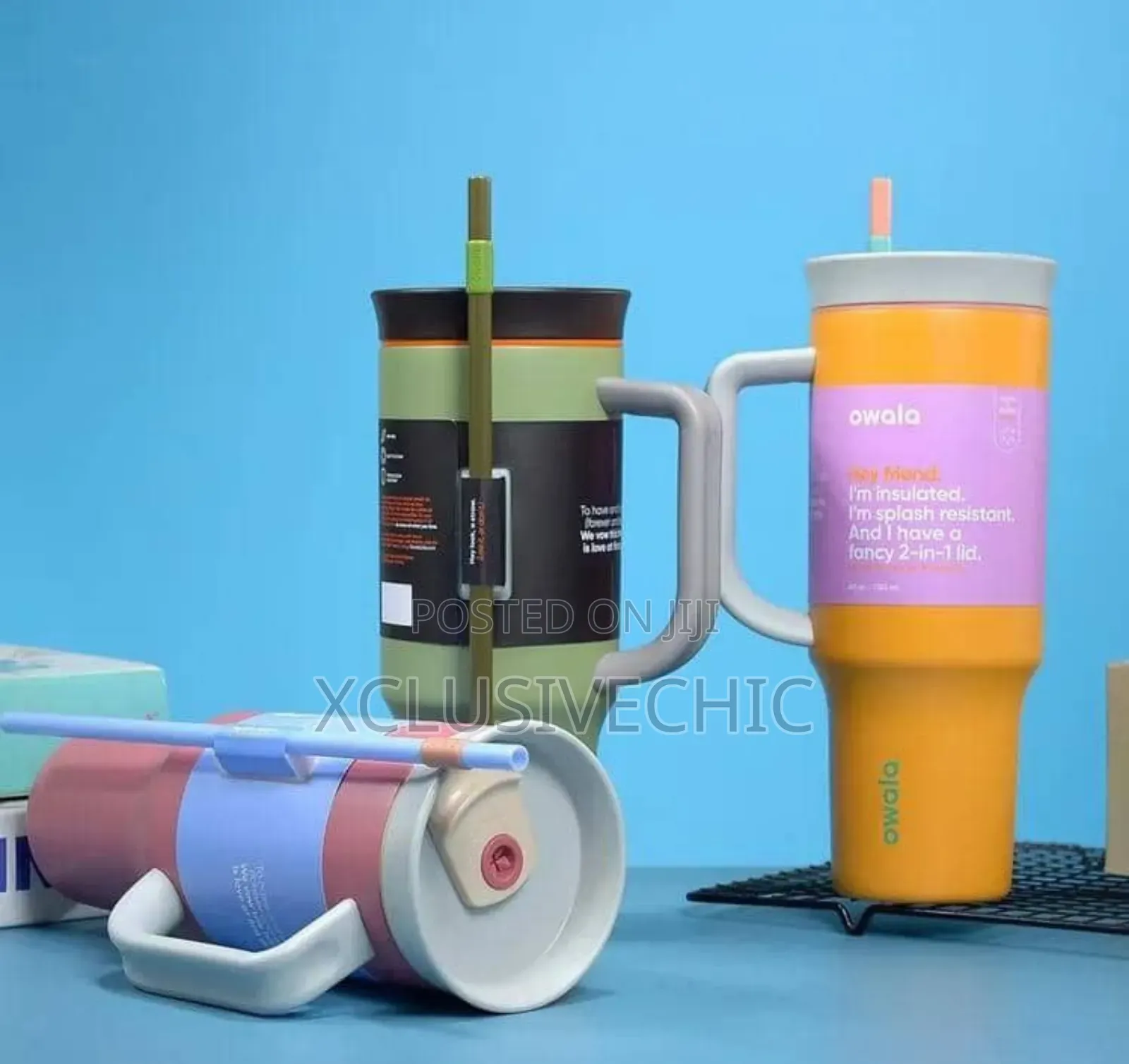40oz Owala Vacuum Straw Cup