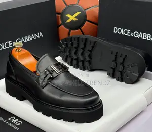 Men’S Leather Dandg Chunky Sole Shoe