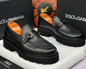 Men’S Leather Dandg Chunky Sole Shoe