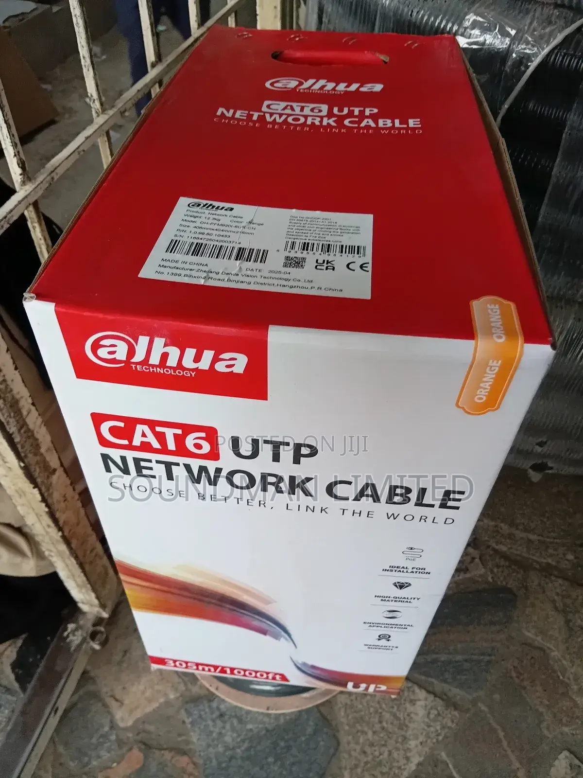 Dahua Utp Cat6 Network Cable 305m (Ajhua)