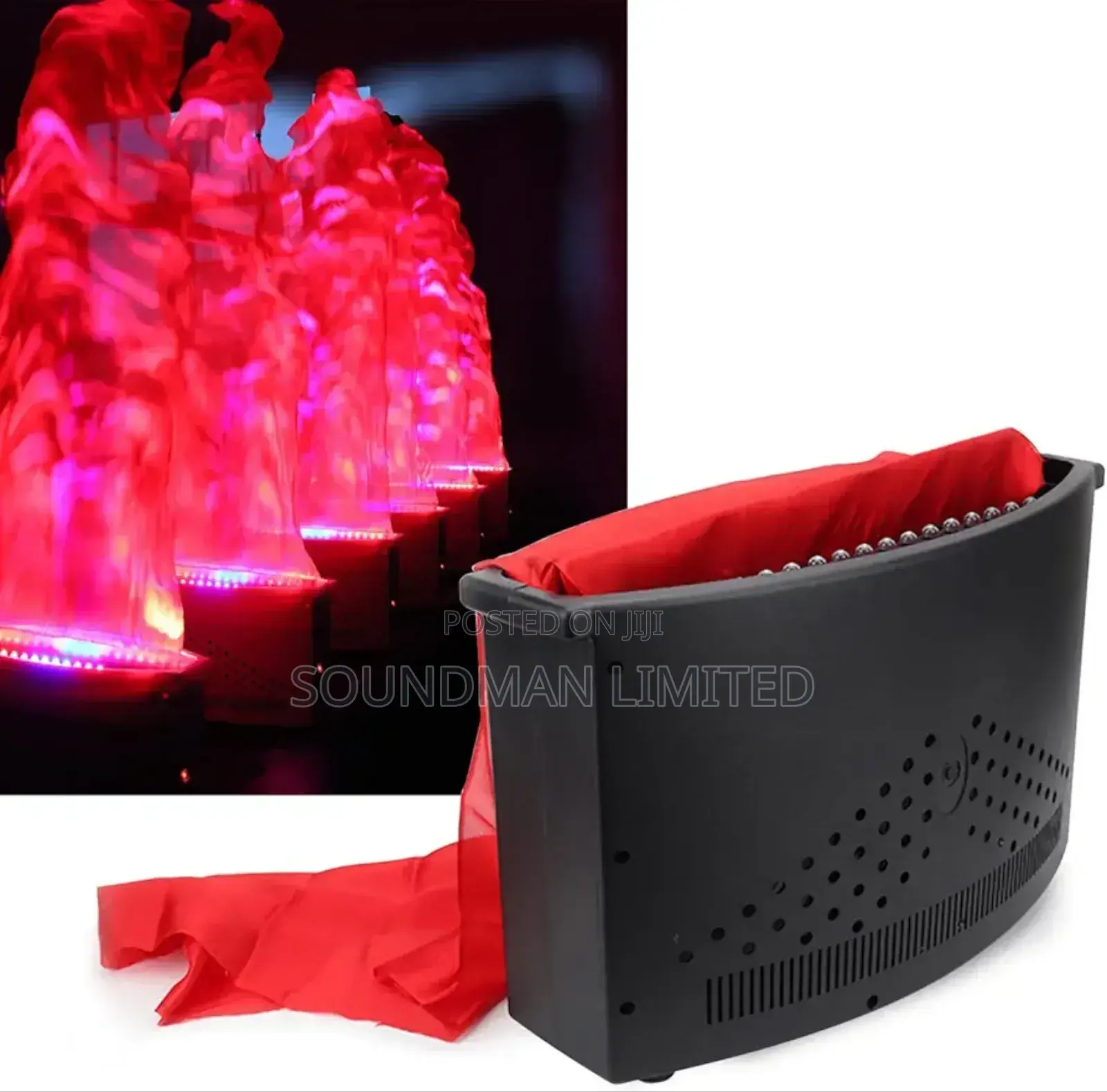 Led Flame Effect Stage Light - Fake Fire Silk Light Display