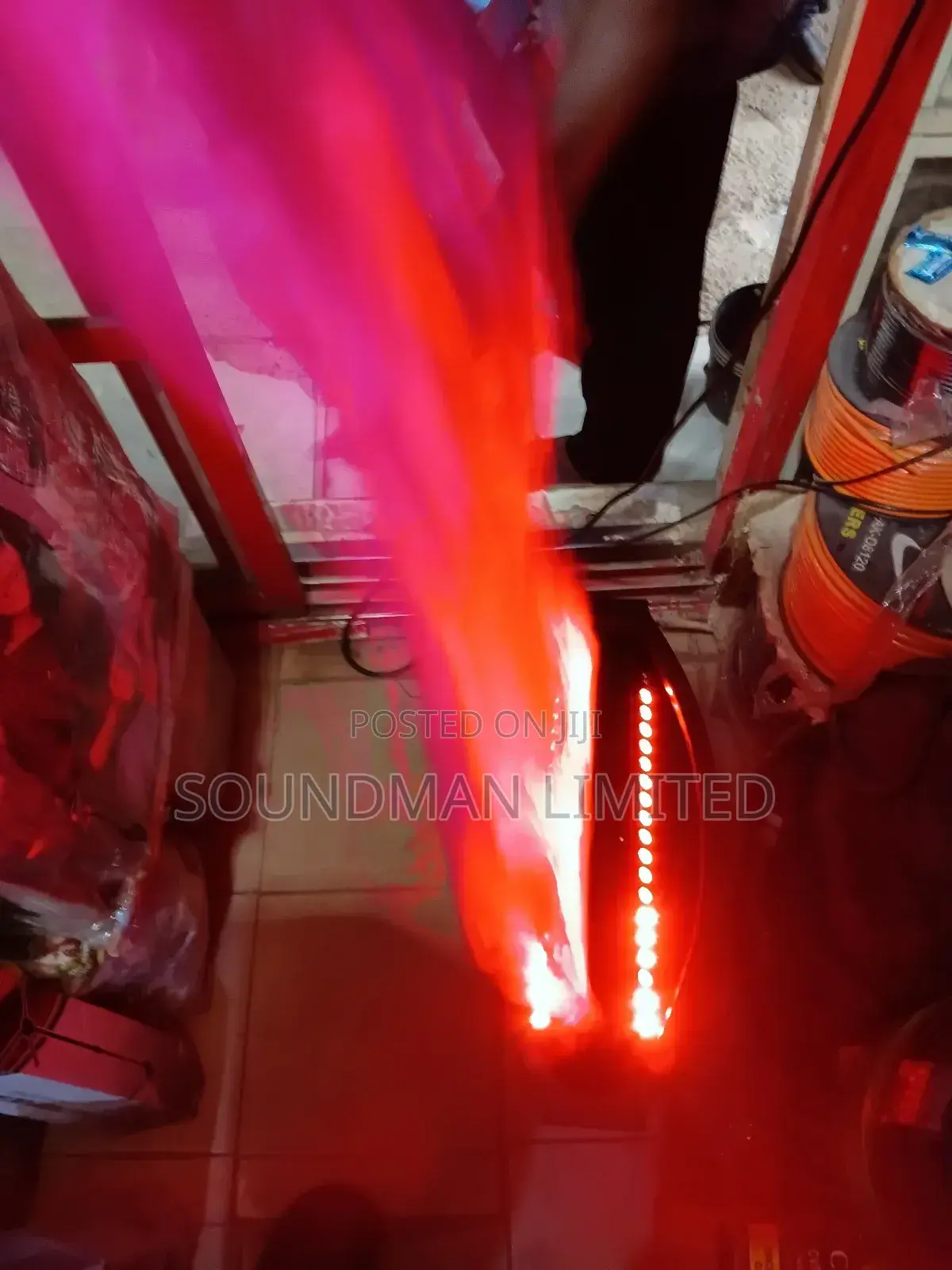 Led Flame Effect Stage Light - Fake Fire Silk Light Display