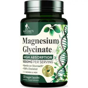 Magnesium Glycinate 500mg -Bone, Muscle, Nerves, Heart, Sleep Support