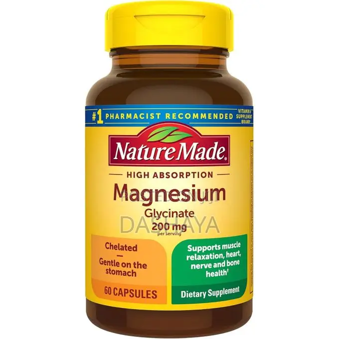 Magnesium Glycinate 200mg Bisglycinate-Muscles, Bone Nerve