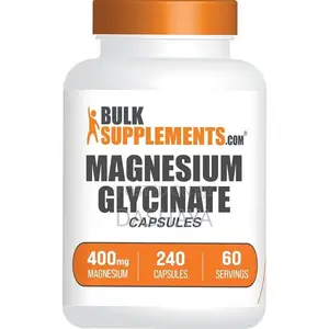 Magnesium Glycinate Capsules - Magnesium Glycinate 400mg -240 Caps