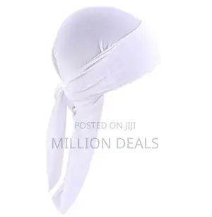 White Velvet Unisex Durag