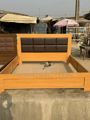 Modern 6ft by 6ft HDF Bedframe (Hdf Board)