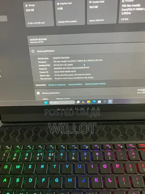 New Laptop Alienware M15 R3 16GB Intel Core I7 SSD 1T