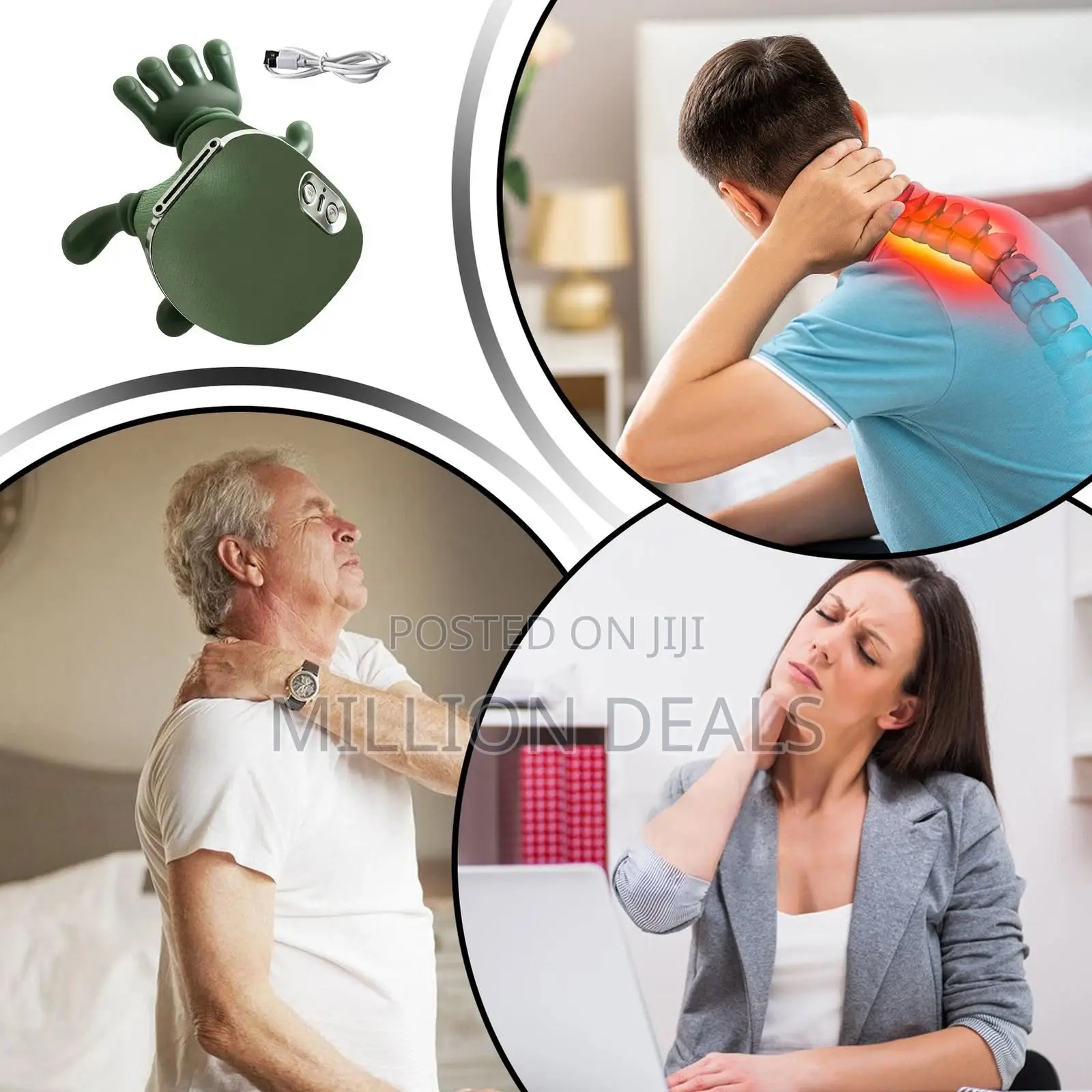 Neck and Shoulder Massager Deep Tissue Device Neck and Back Massager