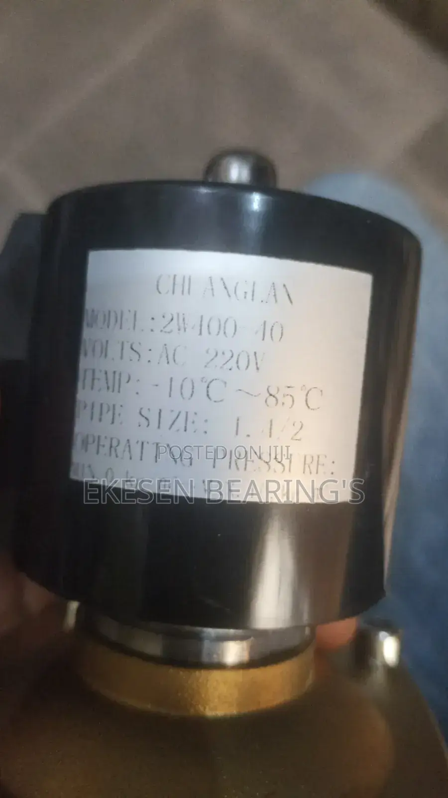 11⁄2 Solenoid Valve