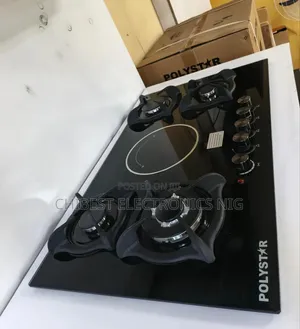 Original Quality Polystar Super Burners Built-in Gas Electric Cooker