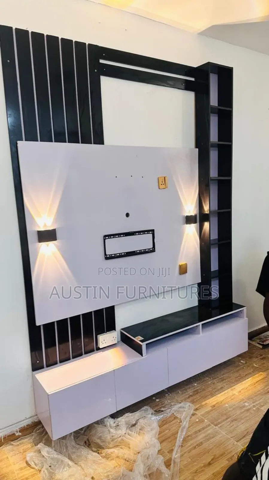 Creatively Crafted 7 by 8 Tv Console