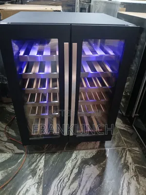 Caple Double Door Built-in Wine Chiller.