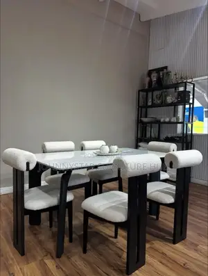 Superstar Interior Design Dinning Table With 6 Chairs