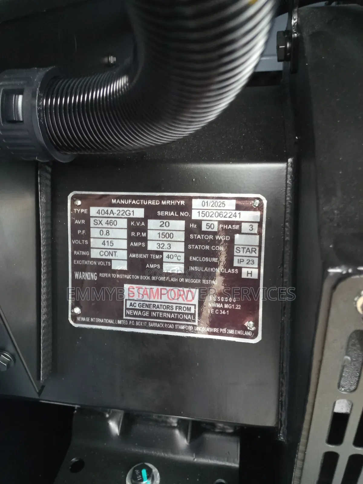 Original Perkins 20kva Diesel Soundproof Generator