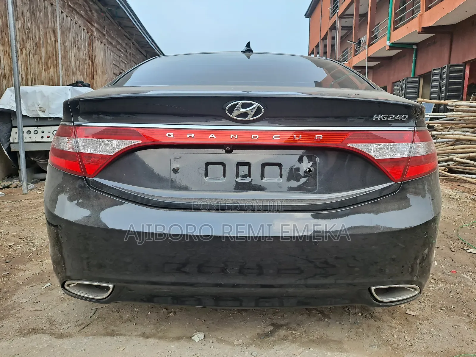 Hyundai Grandeur 2013 Black