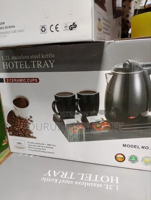 Hotel Tray and Two Cups