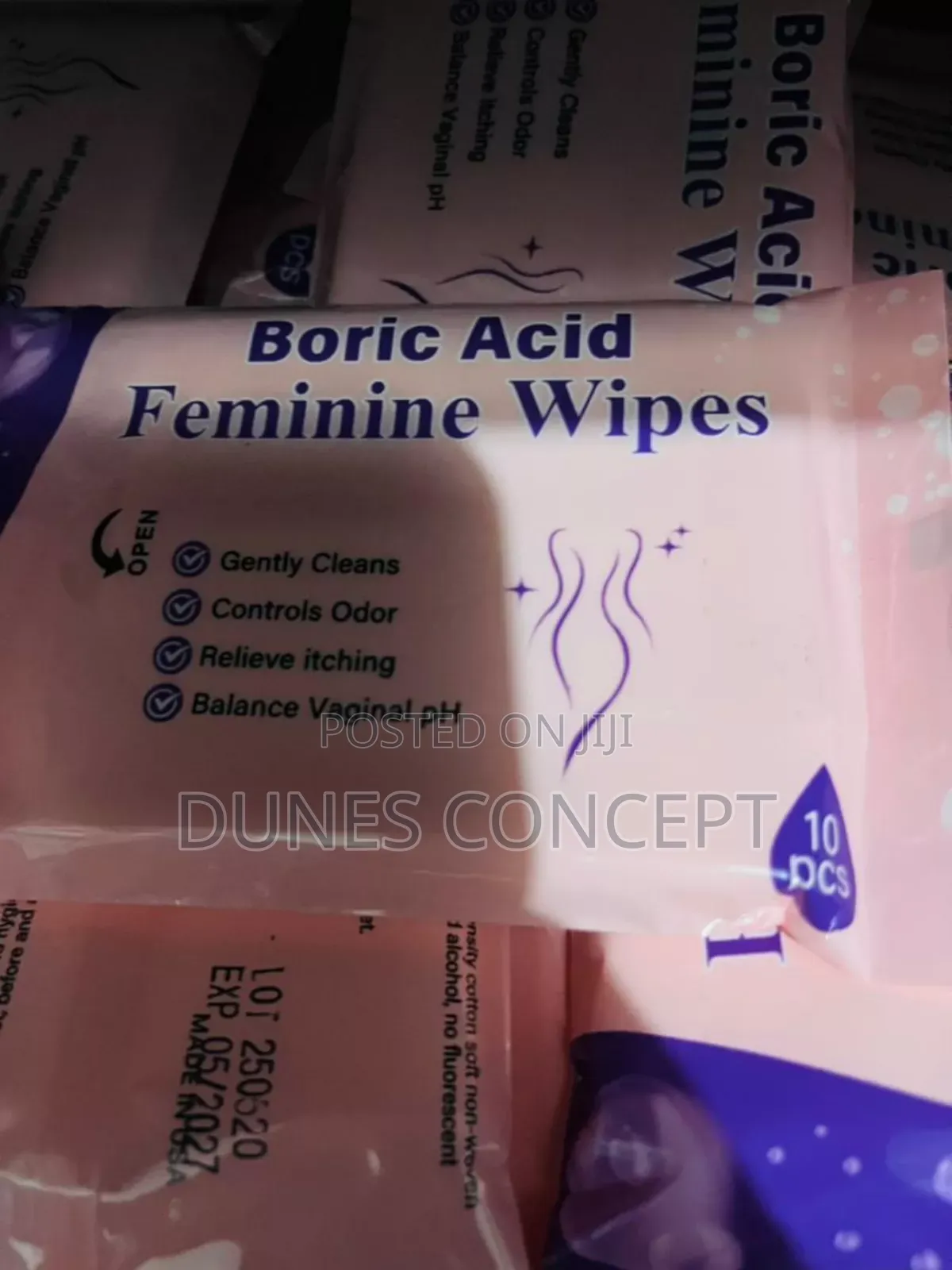 Boric Acid Wipes