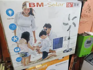 Bm Solar Fan With Light and Panel 16inch