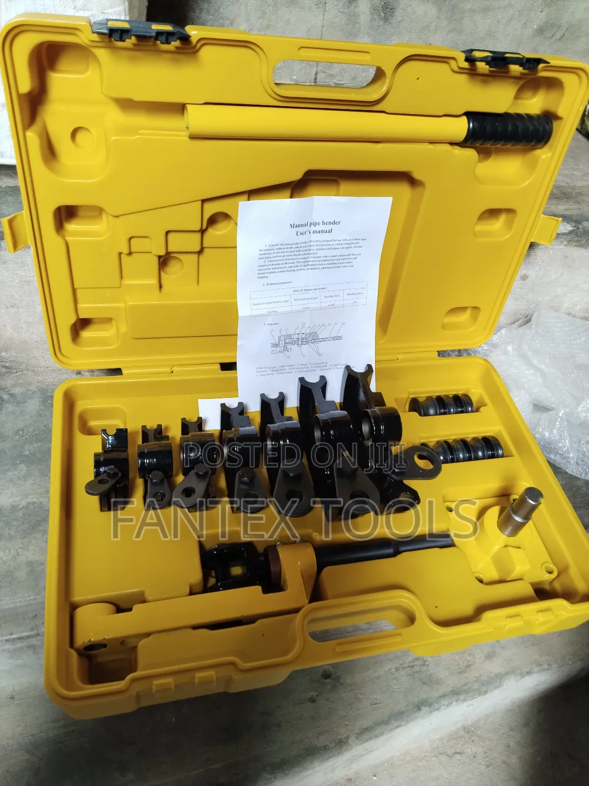 Pipe Bender Machine (Manual).