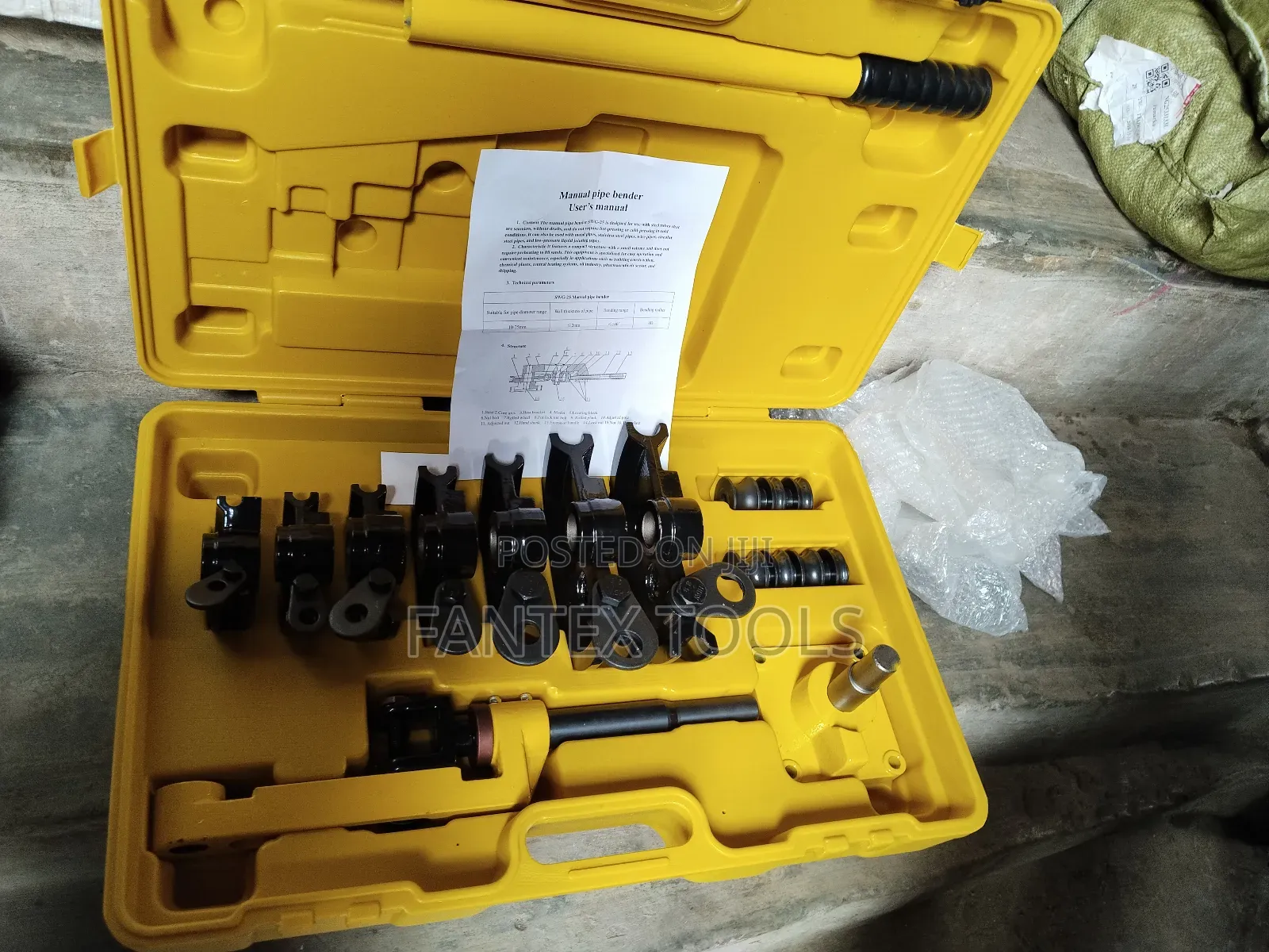 Pipe Bender Machine (Manual).