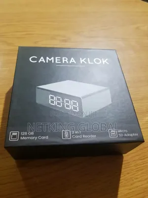 Camera Klok | Discrete Security Digital Alarm Clock
