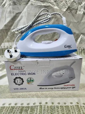 Citel 1000w Electric Dry Iron - Model Ypf-2003a