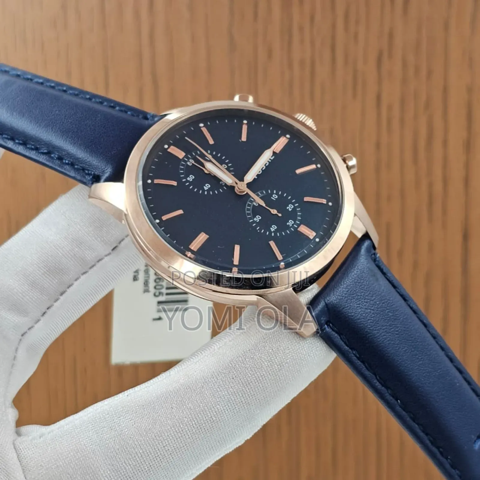 Fossil Chronograph Black Dial Wristwatch