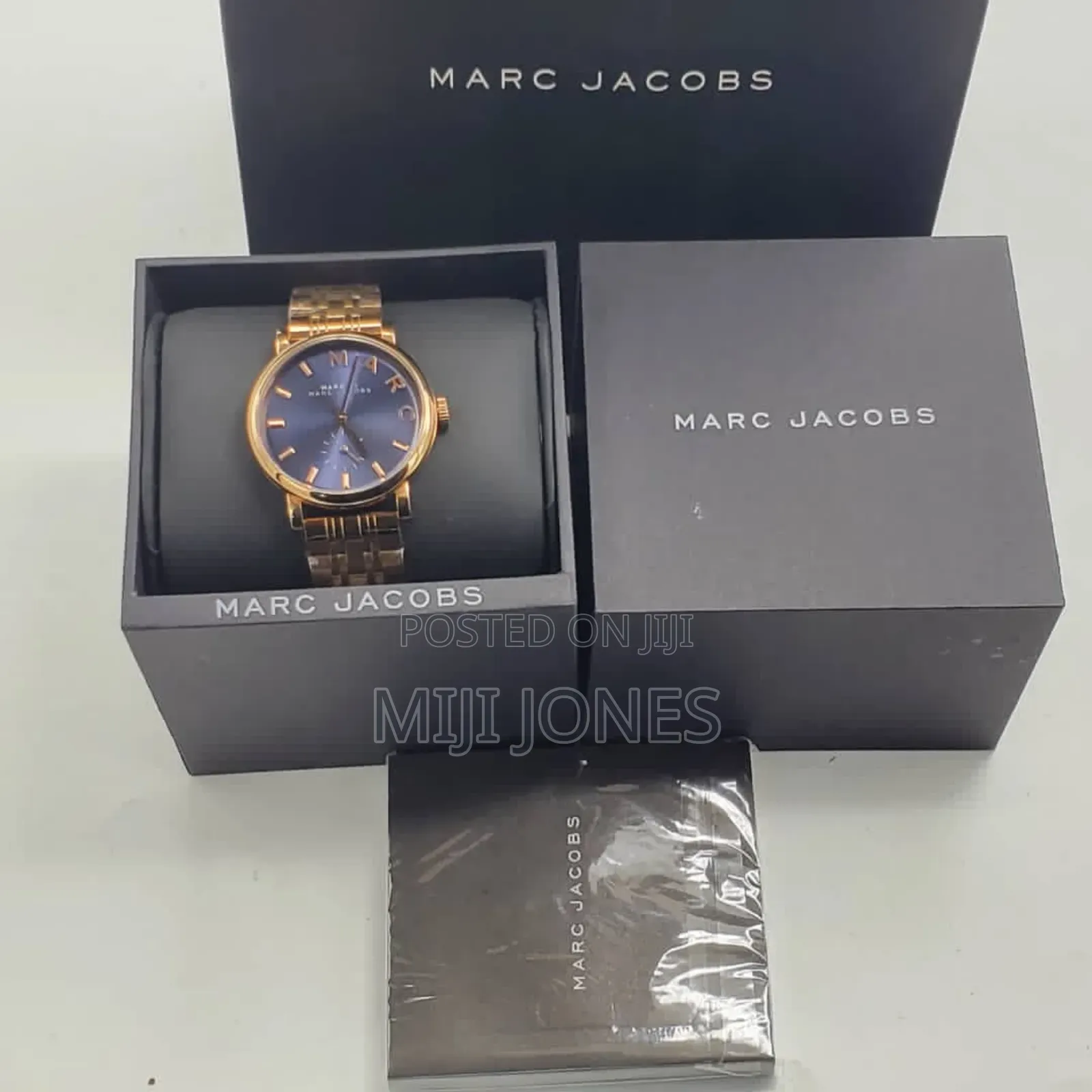 Marc Jacobs Gold Plated Chain Watch