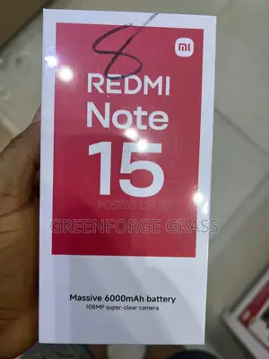 New Xiaomi Redmi Note 15 256 GB Black