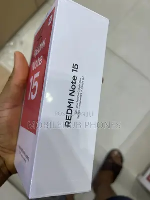 New Xiaomi Redmi Note 15 256 GB Black