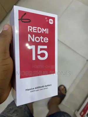 New Xiaomi Redmi Note 15 128 GB Black