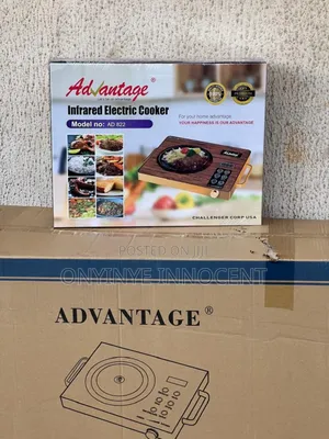 Advantage 3500w Infrared Electric Cooker (Model: Ad 822)