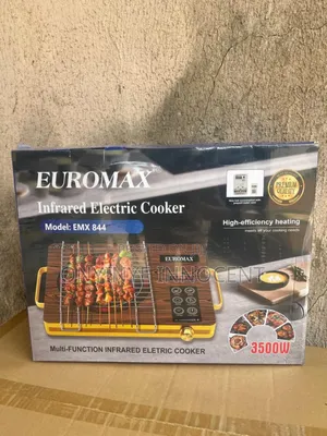 Euromax 3500w Infrared Electric Cooker - Brand New Emx 844