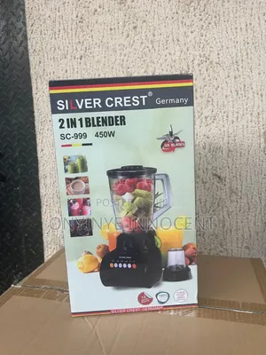 Silver Crest 2-in-1 Blender Grinder - Sc-999 - 450w Brand New
