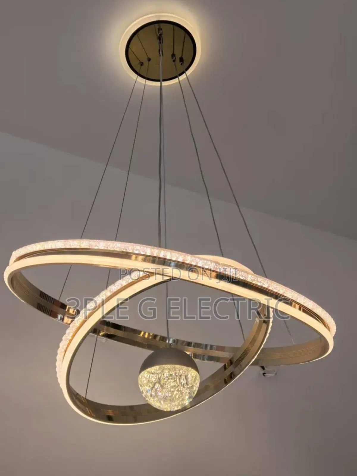 Double Ring Chandelier