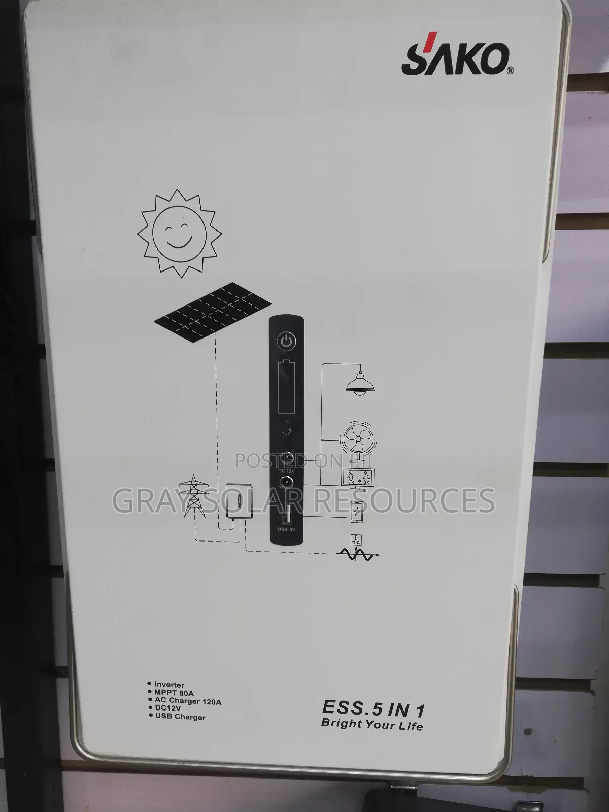 Sako Ess1000 - 1000w Solar Generator