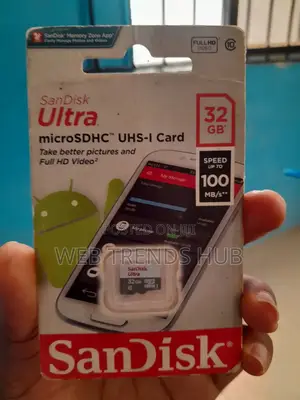 Original 32gb Sandisk Class 10 Microsd Card - High Speed Memory Card