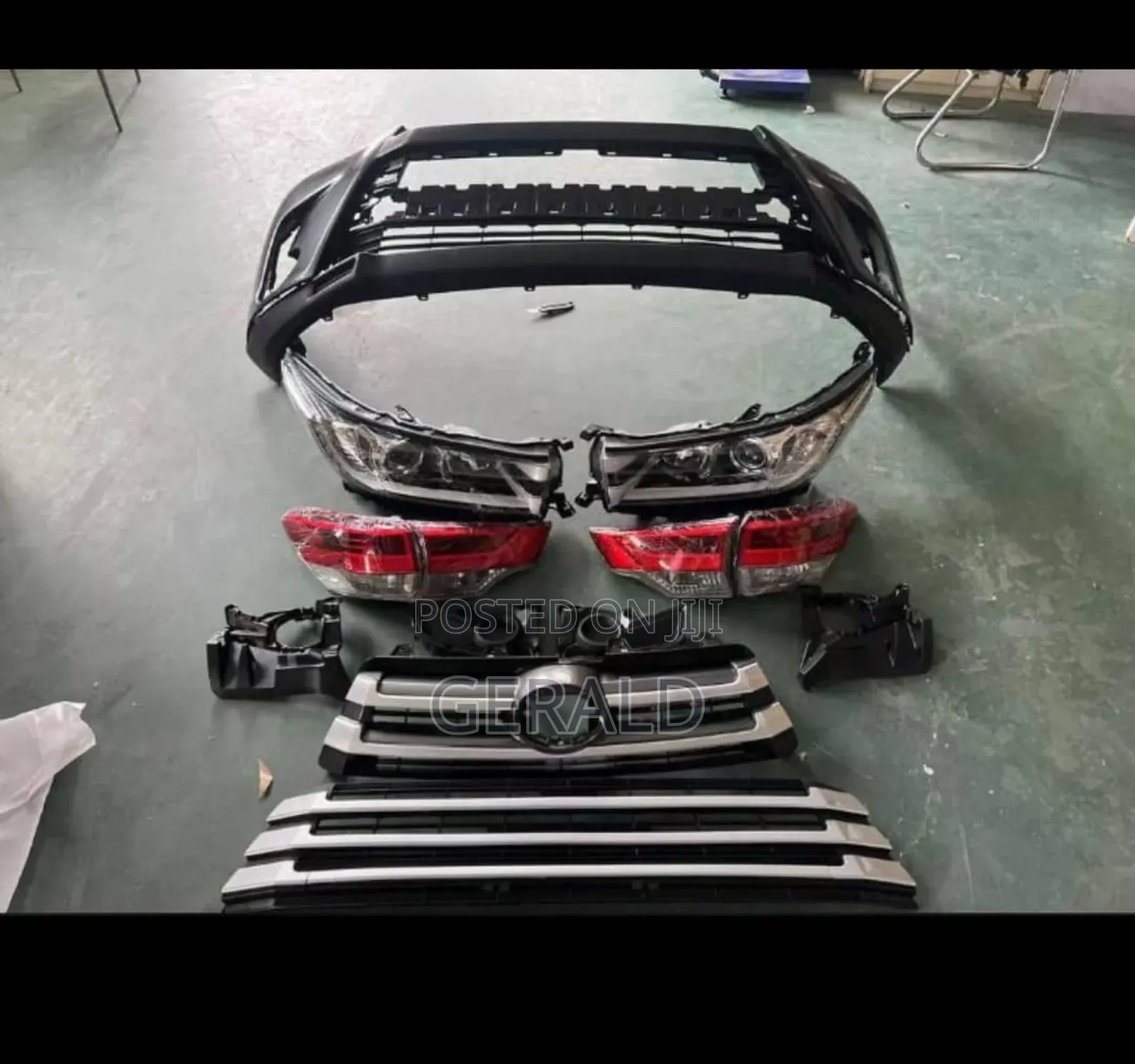 Front Bumper Highlander 2018 Complete Kit