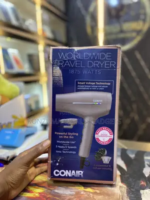 Conair Worldwide Travel Hair Dryer 1875w (Dual Voltage, Ionic)