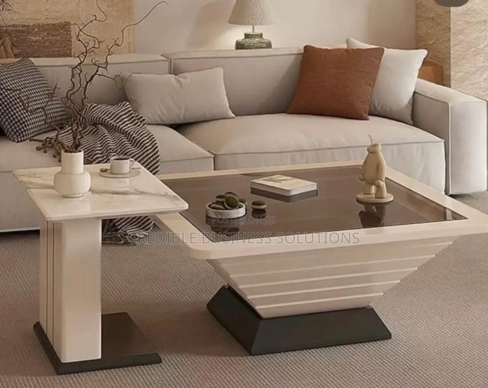 Executive Boss Centre Table With Stool
