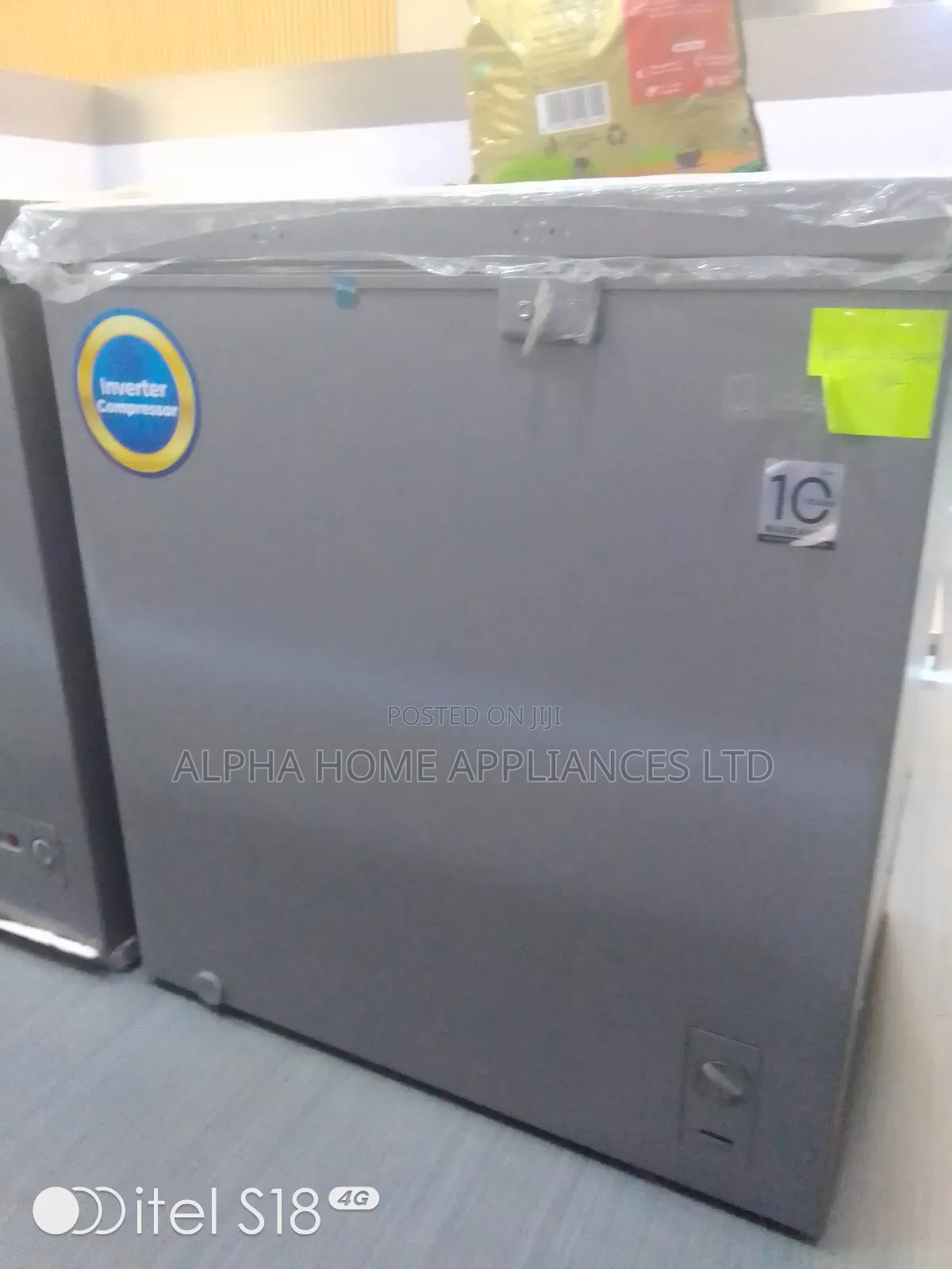 Midea Inverter Chest Freezer 198 Litres Gray Colour