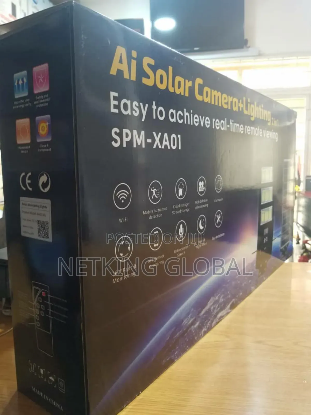 Ai Solar Camera + Lighting | Smart Real-time Security (Spm-xa01)