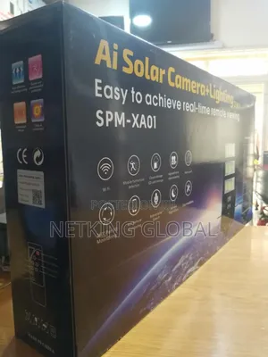 Ai Solar Camera + Lighting | Smart Real-time Security (Spm-xa01)