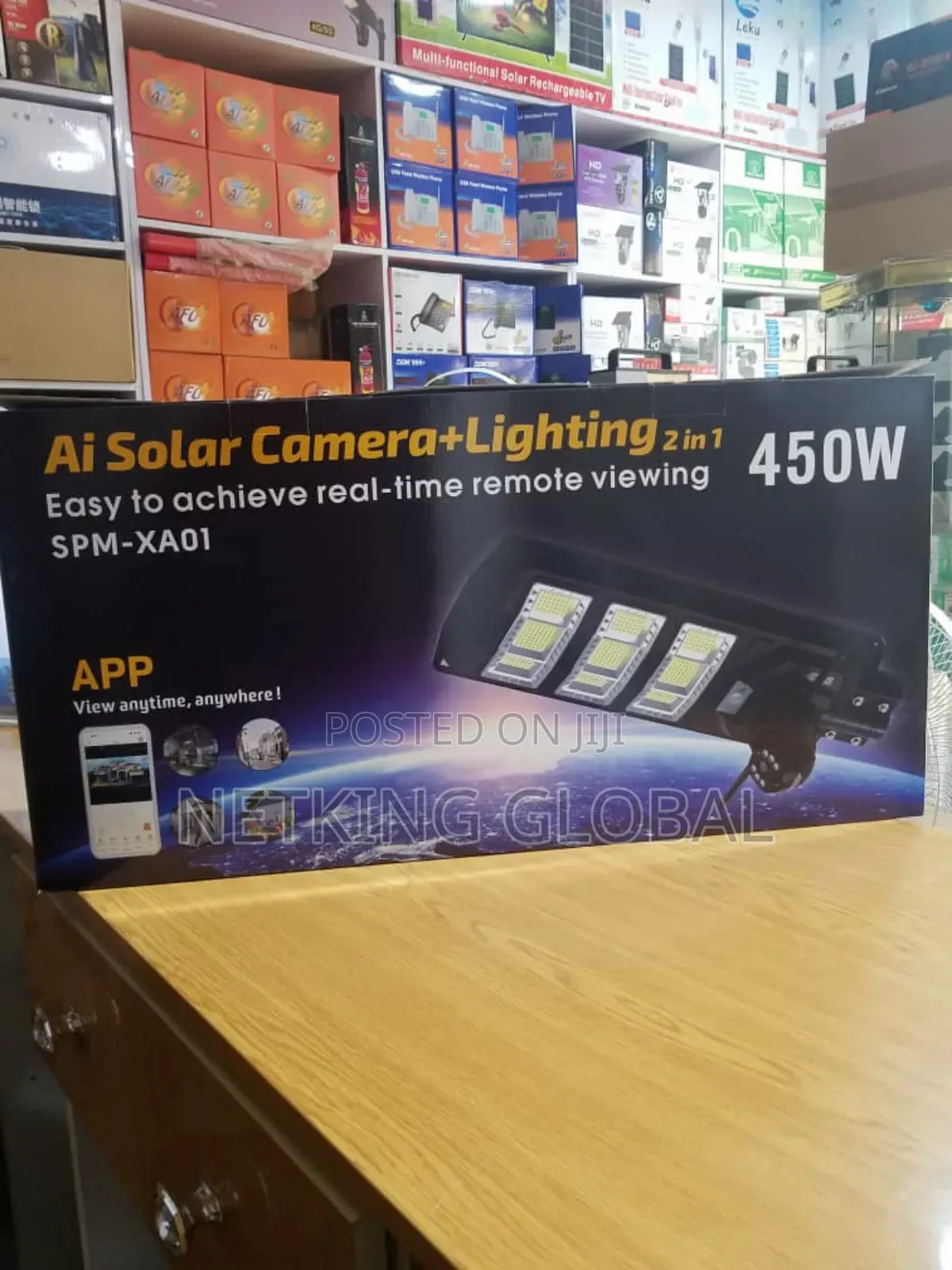 Ai Solar Camera + Lighting | Smart Real-time Security (Spm-xa01)