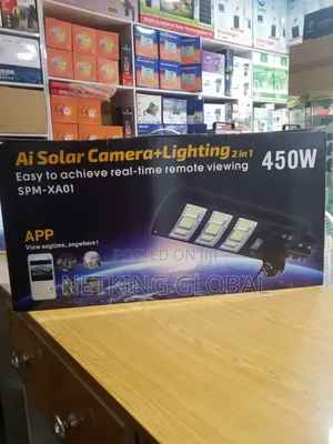 Ai Solar Camera + Lighting | Smart Real-time Security (Spm-xa01)