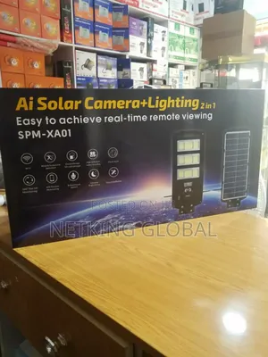 Ai Solar Camera + Lighting | Smart Real-time Security (Spm-xa01)