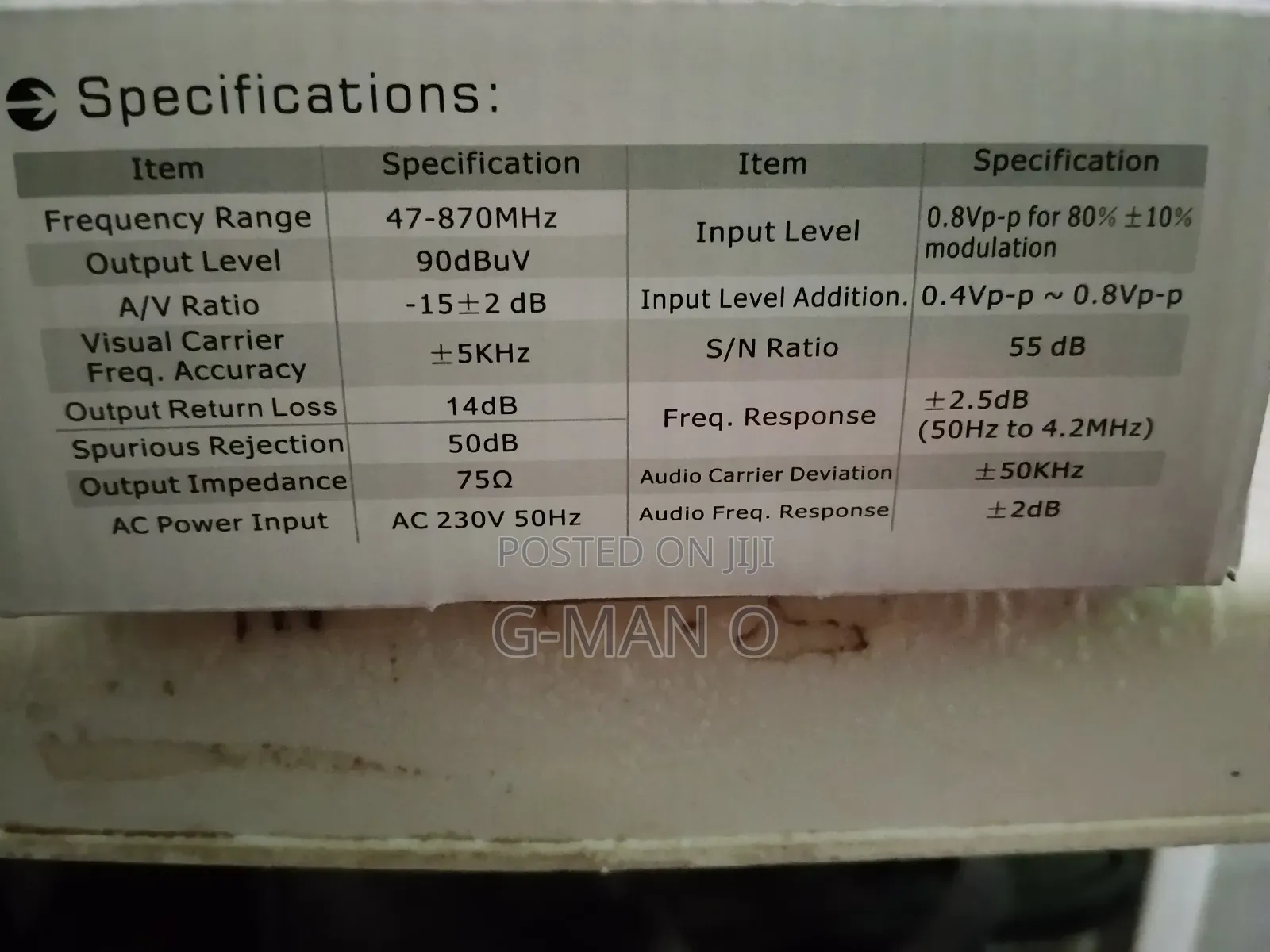 Televes 5858 Modulator